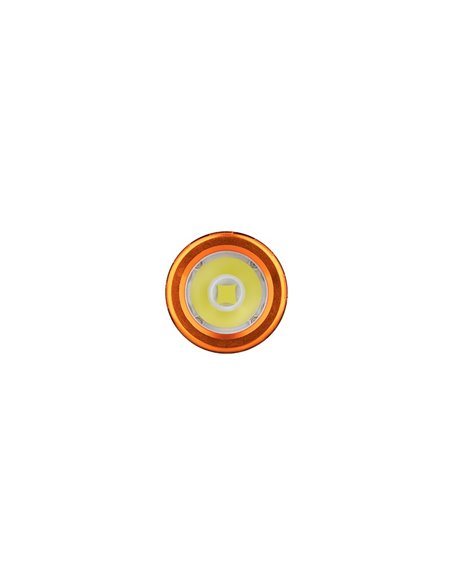 Linterna de llavero LED I1 R 2 PRO 180 Lumens 3.7V 130mAh 10220 batería recargable USB IPX8 Naranja