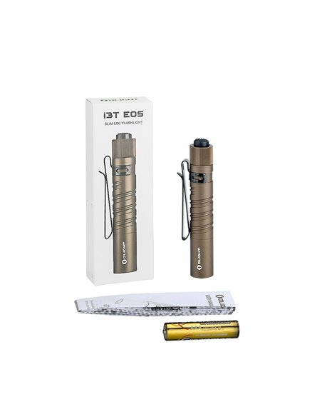 Linterna de mano ligera LED 180Lm y 60m I3 T EOS 1 x 1.5V AAA Baterías alcalinas IPX8
