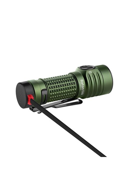 Linterna LED de mano BATON TURBO 1000Lm y alcance 510m Batería de ion de litio de 1100mAh 3.6V IPX8