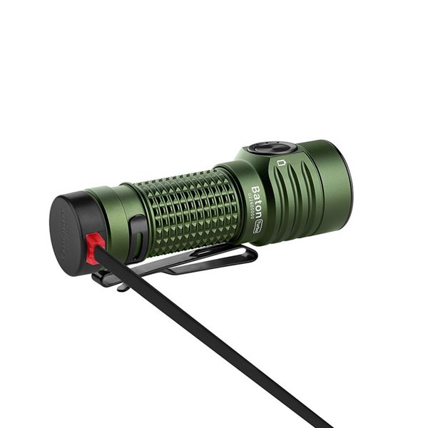 Linterna LED de mano BATON TURBO 1000Lm y alcance 510m Batería de ion de litio de 1100mAh 3.6V IPX8