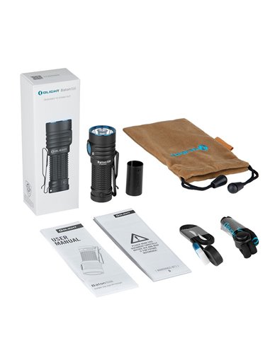 Linterna LED de mano BATON TURBO 1000Lm y alcance 510m Batería de ion de litio de 1100mAh 3.6V IPX8