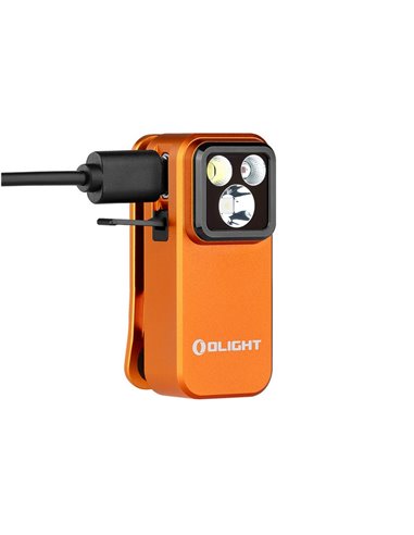 Linterna de clip LED OCLIP PRO 500Lm y 120m alcance batería de iones de litio de 580mAh 3.7V IPX6