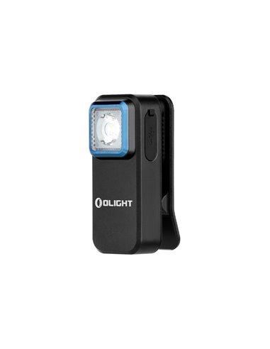 Linterna LED de clip OCLIP 300Lm USB-C y 70m alcance batería recargable 280mAh 3.7V IPX5