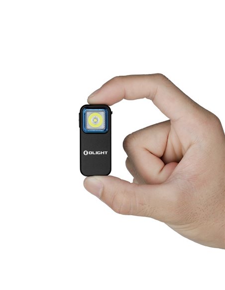 Lampe torche LED OCLIP 300 lm USB-C avec clip, portée de 70 m, batterie rechargeable 280 mAh 3,7 V, IPX5