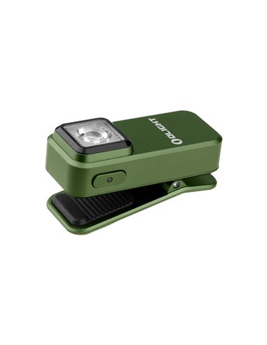 Linterna LED de clip OCLIP 300Lm USB-C y 70m alcance batería recargable 280mAh 3.7V IPX5