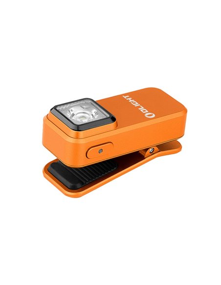 Linterna LED de clip OCLIP 300Lm USB-C y 70m alcance batería recargable 280mAh 3.7V IPX5