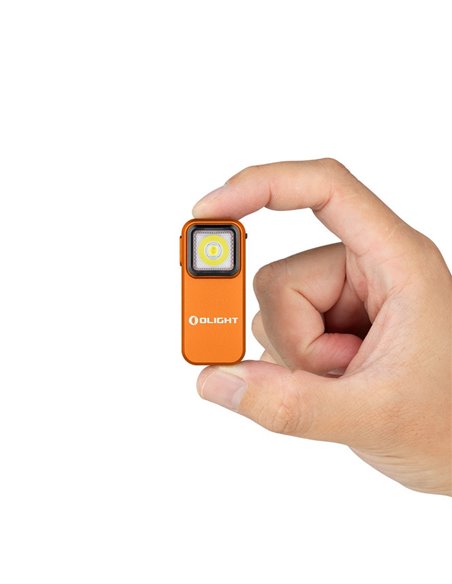 Linterna LED de clip OCLIP 300Lm USB-C y 70m alcance batería recargable 280mAh 3.7V IPX5