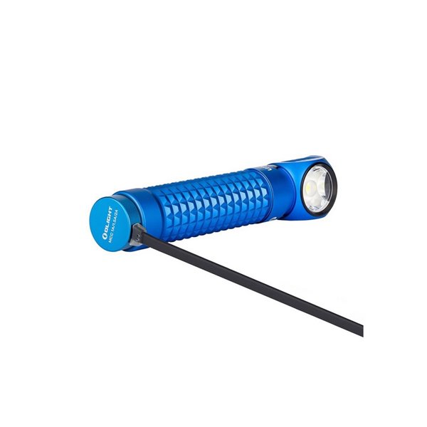 Lampe torche LED portable PERUN à angle droit, 2 000 lm, batterie 3 500 mAh 18650, IPX8
