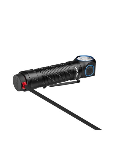 Linterna ligera de mano LED PERUN 3 ANGULO RECTO 3000Lm y 160m alcance, batería 21700 de 4000mAh IP68