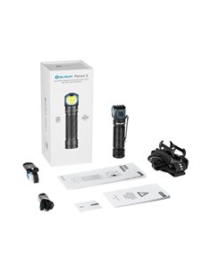 Linterna ligera de mano LED PERUN 3 ANGULO RECTO 3000Lm y 160m alcance, batería 21700 de 4000mAh IP68 2