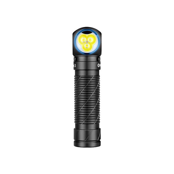 Linterna ligera de mano LED PERUN 3 ANGULO RECTO 3000Lm y 160m alcance, batería 21700 de 4000mAh IP68