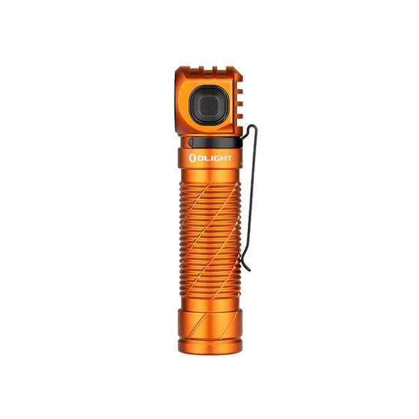 Lanterna portátil PERUN 3 LED, ângulo reto, 3000 lm, alcance de 160 m, bateria 21700 de 4000 mAh, IP68