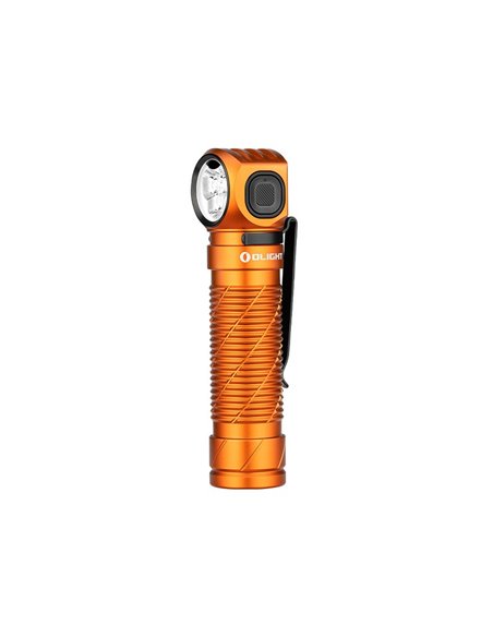 Lampe torche portable PERUN 3 LED à angle droit, portée de 3 000 lm et 160 m, batterie 21700 4 000 mAh, IP68