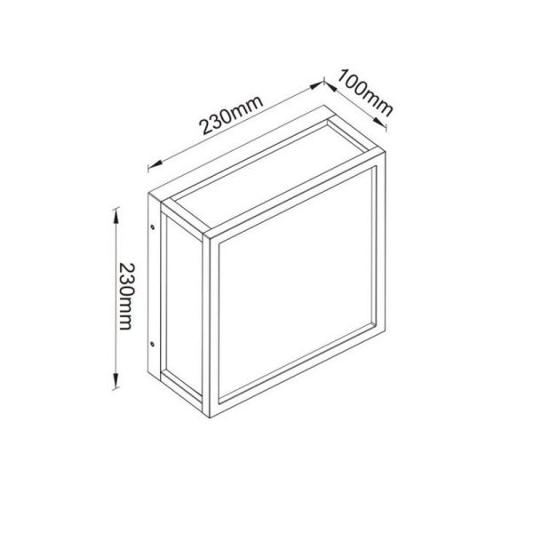 Plafon exterior 2 luzes UTAH 2 luzes...
