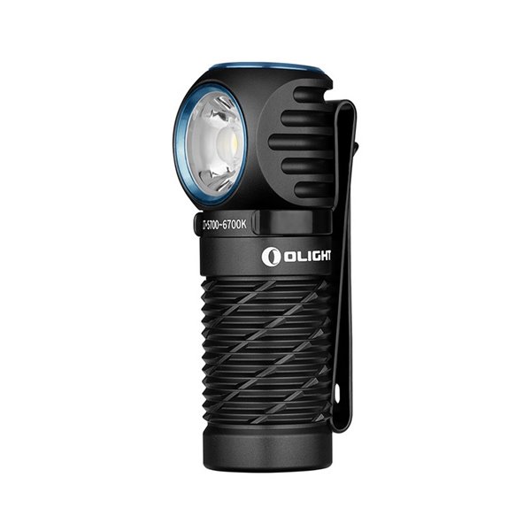 Linterna compacta de mano LED PERUN 2 MINI ANGULO RECTO 1100Lm alcance 150m Batería recargable 650 mAh 3.6V IPX8