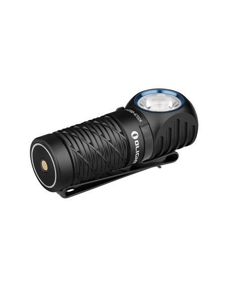 Linterna compacta de mano LED PERUN 2 MINI ANGULO RECTO 1100Lm alcance 150m Batería recargable 650 mAh 3.6V IPX8