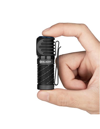 Linterna compacta de mano LED PERUN 2 MINI ANGULO RECTO 1100Lm alcance 150m Batería recargable 650 mAh 3.6V IPX8