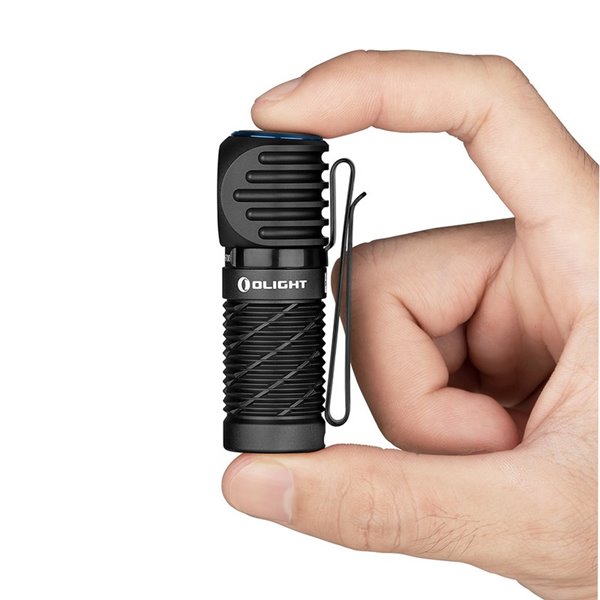 Linterna compacta de mano LED PERUN 2 MINI ANGULO RECTO 1100Lm alcance 150m Batería recargable 650 mAh 3.6V IPX8
