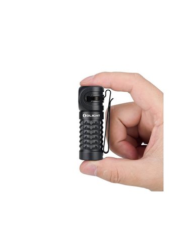 Linterna LED compacta de mano PERUN MINI ANGULO RECTO 1000Lm y 100m alcance batería 550 mAh 3.7V IPX8