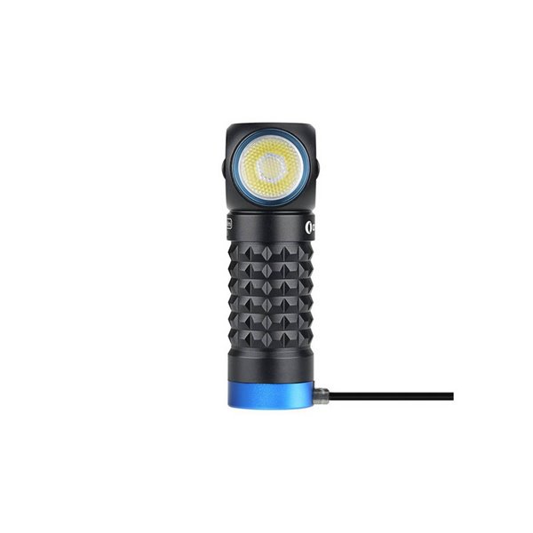 Linterna LED compacta de mano PERUN MINI ANGULO RECTO 1000Lm y 100m alcance batería 550 mAh 3.7V IPX8