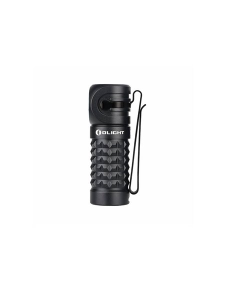 Linterna LED compacta de mano PERUN MINI ANGULO RECTO 1000Lm y 100m alcance batería 550 mAh 3.7V IPX8