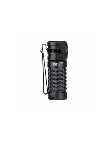 Linterna LED compacta de mano PERUN MINI ANGULO RECTO 1000Lm y 100m alcance batería 550 mAh 3.7V IPX8