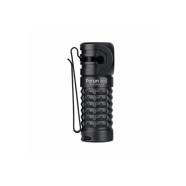 Linterna LED compacta de mano PERUN MINI ANGULO RECTO 1000Lm y 100m alcance batería 550 mAh 3.7V IPX8