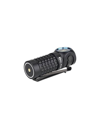 Linterna LED compacta de mano PERUN MINI ANGULO RECTO 1000Lm y 100m alcance batería 550 mAh 3.7V IPX8