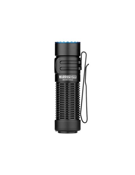Linterna de mano ligera WARRIOR NANO 1200Lm 135m alcance Batería recargable 1100 mAh 3.6V 18350 IPX8