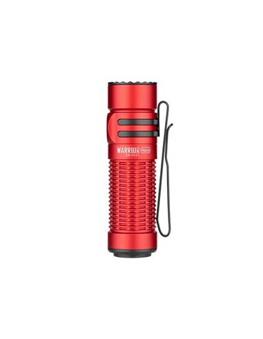 Lampe torche légère Warrior Nano 1200 lm, portée de 135 m, batterie rechargeable 18350 1100 mAh 3,6 V, IPX8