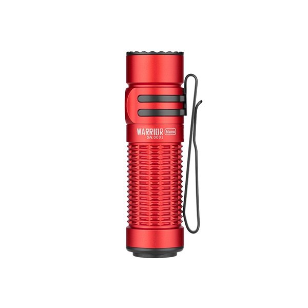 Linterna de mano ligera WARRIOR NANO 1200Lm 135m alcance Batería recargable 1100 mAh 3.6V 18350 IPX8