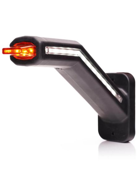 Cuerno LED con led sobresaliente con logo Wsa W269.1.1 Ambar - Blanco - Rojo 12V 24V A R1 SM1