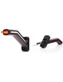 Cuerno LED con led sobresaliente con logo Wsa W269.1.1 Ambar - Blanco - Rojo 12V 24V A R1 SM1
