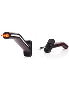 Cuerno LED con led sobresaliente con logo Wsa W269.1.1 Ambar - Blanco - Rojo 12V 24V A R1 SM1