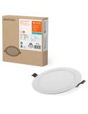 Caja Downlight LED Ultra Slim Blanco Ø192mm 17W 4000K – Solo 2,3 cm de Altura | Empotrable Profesional