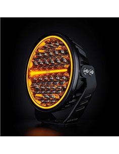 Farol de LED de longo alcance Strands SIBERIA NRS Night Ranger de 9″, 13.377 lm, 900 m, 12/24 V, 34 pontos de luz, uso off-road