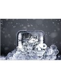 Faro LED calefactable ALASKA SNOW PLOW 12/24V, 1380Lm, 160m, luz larga/corta, posición/intermitente, ECE R6, R7, R112 R10