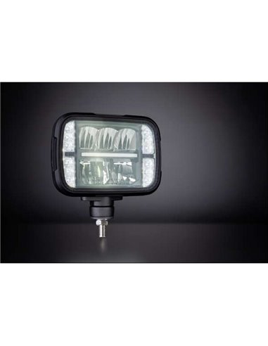 Faro LED calefactable ALASKA SNOW PLOW 12/24V, 1380Lm, 160m, luz larga/corta, posición/intermitente, ECE R6, R7, R112 R10