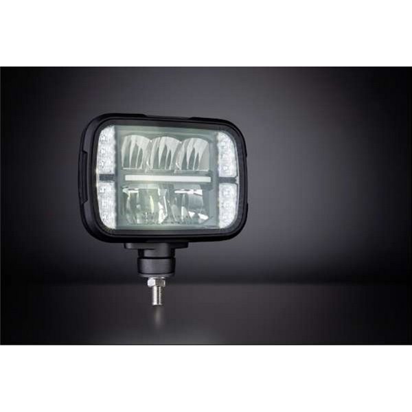 Faro LED calefactable ALASKA SNOW PLOW 12/24V, 1380Lm, 160m, luz larga/corta, posición/intermitente, ECE R6, R7, R112 R10