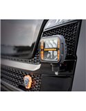 Faro LED calefactable ALASKA SNOW PLOW 12/24V, 1380Lm, 160m, luz larga/corta, posición/intermitente, ECE R6, R7, R112 R10