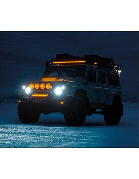 Barra LED SIBERIA OUTLAW 32" 409W, 14270Lm, 1466m, luz posición blanca/ámbar, ECE R112, R7, R10 Off Road