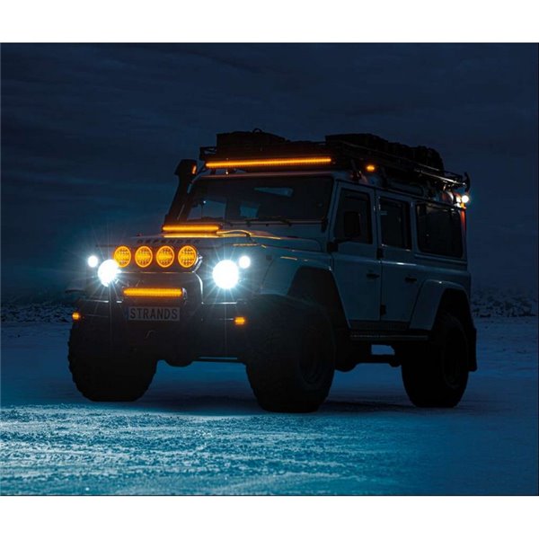 Barre LED SIBERIA OUTLAW 32" 409W, 14270Lm, 1466m, feu de position blanc/ambre, ECE R112, R7, R10 Off Road