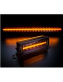 Barra LED SIBERIA OUTLAW UDX 8" 66W, 5758Lm, 464m, luz posición blanca/ámbar, ECE R148, R149, R10