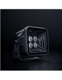 Faro de trabajo LED 38W STRANDS DARK KNIGHT FORTEX, 3200Lm, luz posición roja, ECE R10 Off Road