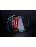 Faro de trabajo LED 38W STRANDS DARK KNIGHT FORTEX, 3200Lm, luz posición roja, ECE R10 Off Road
