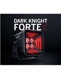 Faro de trabajo LED 38W STRANDS DARK KNIGHT FORTEX, 3200Lm, luz posición roja, ECE R10 Off Road