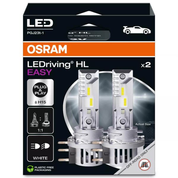 Lâmpadas LED H15 12V sem...