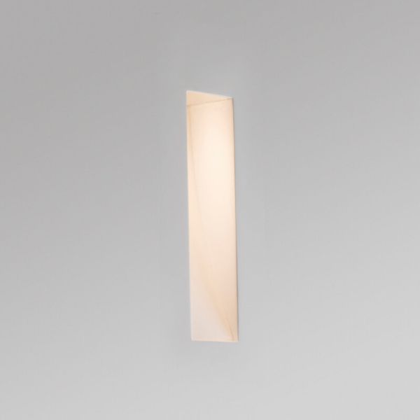 Luminária de embutir LED retangular branca PLAS RCT 3W 3000K – Recorte 248x113mm | Gesso decorativo