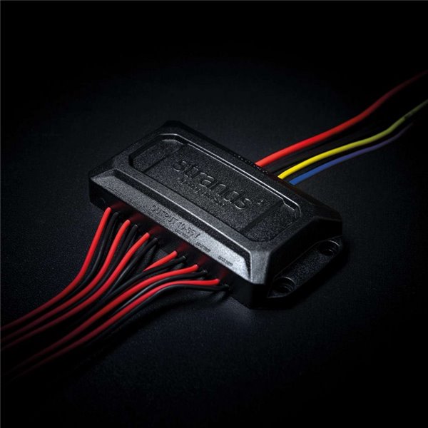 Controlador de destellos STRANDS Cruise Light 2.0, 6 salidas 30W, 12 patrones, modo crucero, IP68
