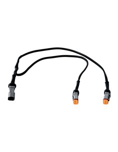 Adaptador Y STRANDS DT-Split 2+1 para conexão DT2 dupla, máx. 2×74W, garantia de 3 anos